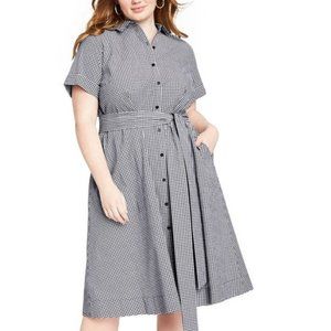 Lisa Marie Fernandez Gingham Midi Dress
